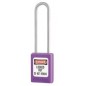 Master Lock S31-LT violet - cadenas de consignation électrique anse longue