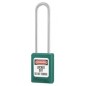 Master Lock S31-LT turquoise - cadenas de consignation électrique anse longue