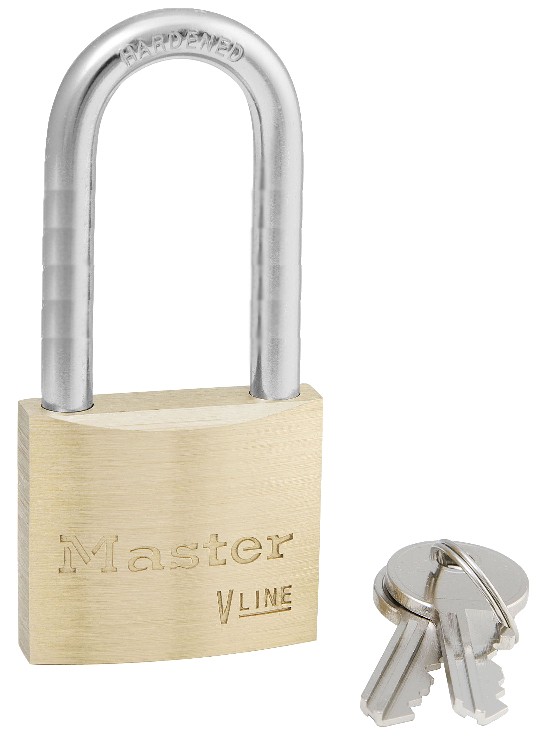 Master Lock 1950: cadenas laiton avec anse longue réglable