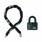 Pack haute sécurité ABUS antivol chaine 14MKS et cadenas ABUS 37RK/70