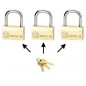 Nautic 55 KA - cadenas de sûreté sur clés identiques ou clés sur numéro imposé