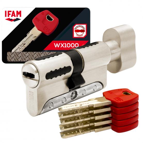 Cylindre à bouton de haute sécurité IFAM WX1000